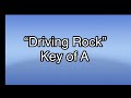 Backing Jam Track: Driving Rock In Key Of A