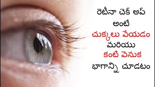 ఈరోజే మీ రెటీనాను తనిఖీ చేయండి/ Check your retina today