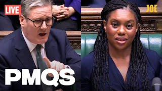 WATCH LIVE: Keir Starmer and Kemi Badenoch face-off at PMQs