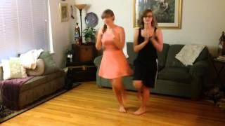 Girls dance to Kol Hamesameach