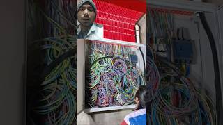 I need to clean this wiring panel #DB dressing #DB dressing kaise karen #house wiring #short #viral