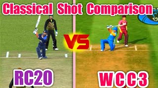 Classical Shot Comparison|RC20 vs WCC3|#shorts #ytshorts