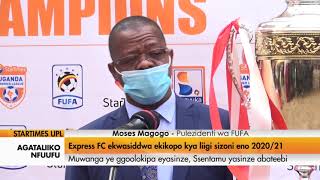 Agataliikonfuufu: SPORTS: Express FC ekwasiddwa ekikopo kya Liigi sizoni eno 2020/2021.