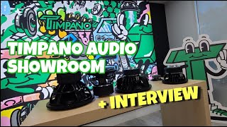 Timpano Audio Showroom + Interview with PRV Group / Timpano Audio owner!