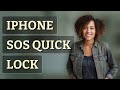Which iPhone Models Support Quick Emergency Lock via SOS Mode?