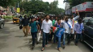 Venkat Balmoor Anna telangana state NSUI President