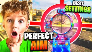 THE BEST SETTINGS FOR PERFECT AIM AND GRAPHICS ON REBIRTH ISLAND WARZONE