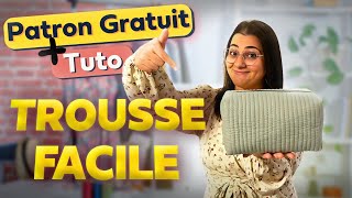 Coudre une trousse Nomade Matelassée (Patron Gratuit)