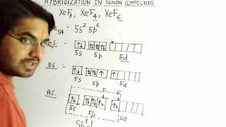 Hybridization in Xenon halides