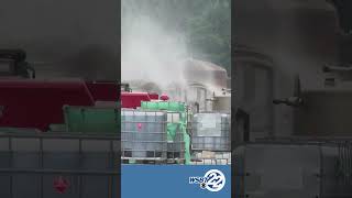 Crews battle industrial fire in LaPorte County, Indiana