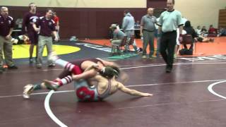 145lbs   Keigan Case   Mt  Greylock vs  Nathaniel Cormier   Monument Mt    12 30 15