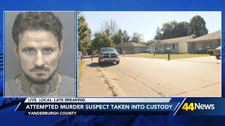 Attempted murder suspect taken into custody after two stabbed in Vanderburgh County