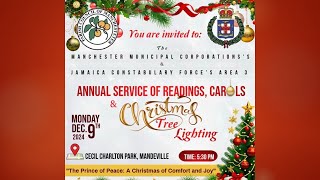 Manchester Municipal Corporation \u0026 JCF Service Of Readings, Carols \u0026 Christmas Tree Lighting 2024