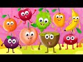Ten Little Fruits Jumping On The Bed + More Nursery Rhymes And Baby Songs