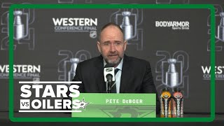 Stars-Oilers Western Conference Final Game 6 post-game press conference: Pete De