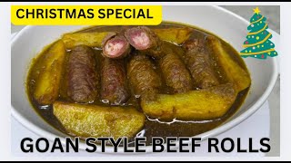 Goan Style Beef Rolls / Goan Beef Rolls / Beef Rolls / Meat Rolls With Bacon / Lifestyle Of Cytina