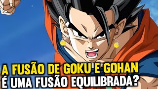 A FUSÃO DE GOKU E GOHAN É DESEQUILIBRADA? | Dragon ball #shorts #dbz #dbs