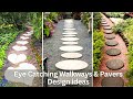 best paver walkway ideas for your garden/Walkway design/ garden path #walkway#ashgardenideas