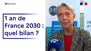 France 2030 : intervention d'Élisabeth Borne