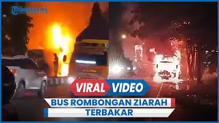 Kebakaran Bus Rombongan Ziarah di Klaten Korsleting Listrik