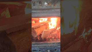 200kg log burner in action