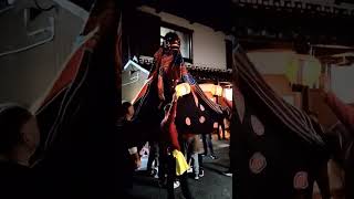 和歌山芳養の祭り2023.10.7宵宮の日の地下舞わし