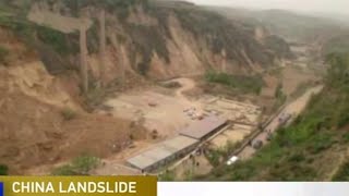 Huge landslide in China's Shanxi Province