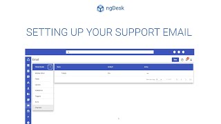 Setting Up Your Support Email - ngDesk Tutorial