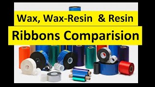 WAX - WAX RESIN - RESIN RIBBONS QUALITY \u0026 PRICE COMPARISION VIDEO