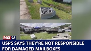 USPS says they're not responsible for damaged mailboxes in north Houston