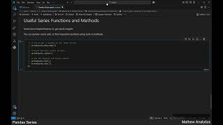 Master Python Pandas Series: Essential Data Transformation Techniques for Analysts
