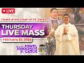 FILIPINO LIVE MASS TODAY ONLINE II FEBRUARY 22, 2024 II FR. JOWEL JOMARSUS GATUS