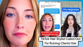 TikTok Hair Stylist Called Out For Ruining Clients Hair