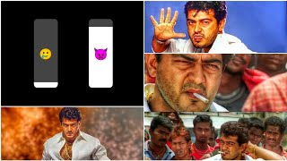 |Thekku Cheemaiyile👿| Volume bar what's app status tamil🤩|Thala Ajith🔥 |Attagasam Movie |#Trending |