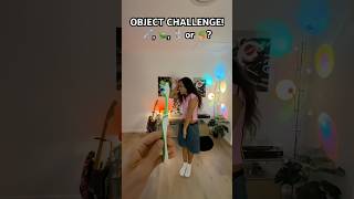 OBJECT CHALLENGE! WHO DID THE BEST!? 😅🤔😳 - #couple #funny #trend #viral #shorts