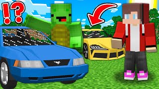 JJ CAR vs Mikey CAR? WHICH Car Is Better - in Minecraft Funny Challenge Maizen Mizen JJ and Mikey