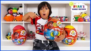 Ryan Reacts to new Toy Room with Golden Mystery Egg Surprise Toys from Walmart!!!