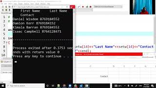 C++ Setw