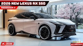 New 2026 Lexus RX: A Sneak Peek into the Next-Gen Luxury SUV - Design Evolution