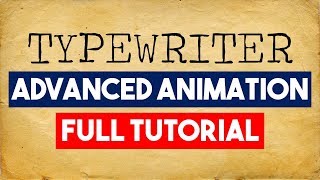 Typewriter Animation Effect - Advanced Animation - Powerpoint 2016 Tutorial