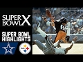 Cowboys vs. Steelers Super Bowl X Recap | NFL