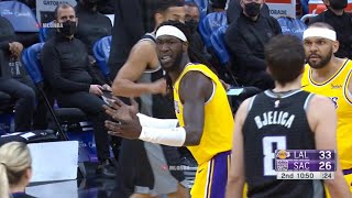 Montrezl Harrell got a the softest tech for yelling “AND 1” | Lakers vs Kings