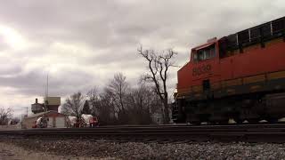 BNSF 8039 West in Coal City, IL 3/15/20