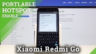 How to Enable Portable Hotspot in XIAOMI Redmi Go - Share Wi-Fi