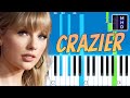 Taylor Swift - Crazier - Piano Tutorial