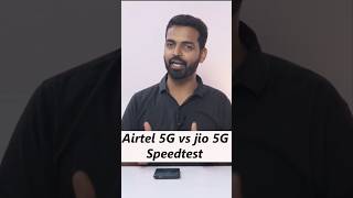 Jio True 5g vs Airtel 5g Plus speedtest! #speedtest #jiotrue5g #airtel5gplus