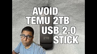 Review of Temu $16.86 2TB USB Memory Stick