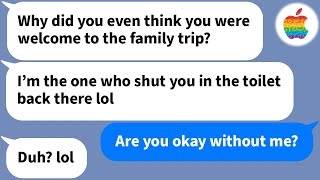 【Apple】 My mother in law locked me in a toilet and drove away while we were … [Compilation]