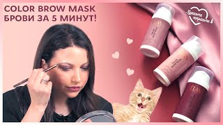 БРОВИ ЗА 5 МИНУТ | COLOR BROW MASK