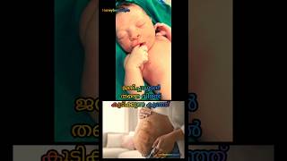 Baby Sucking his finger /ജനിച്ചയുടൻ വിരൽ കുടിക്കുന്നു 🤱😱😱#baby #pregnancy #shorts #short